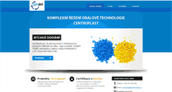 Desktop Screenshot of centroplast.cz